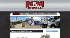 Desktop Screenshot of mmdisposal.com